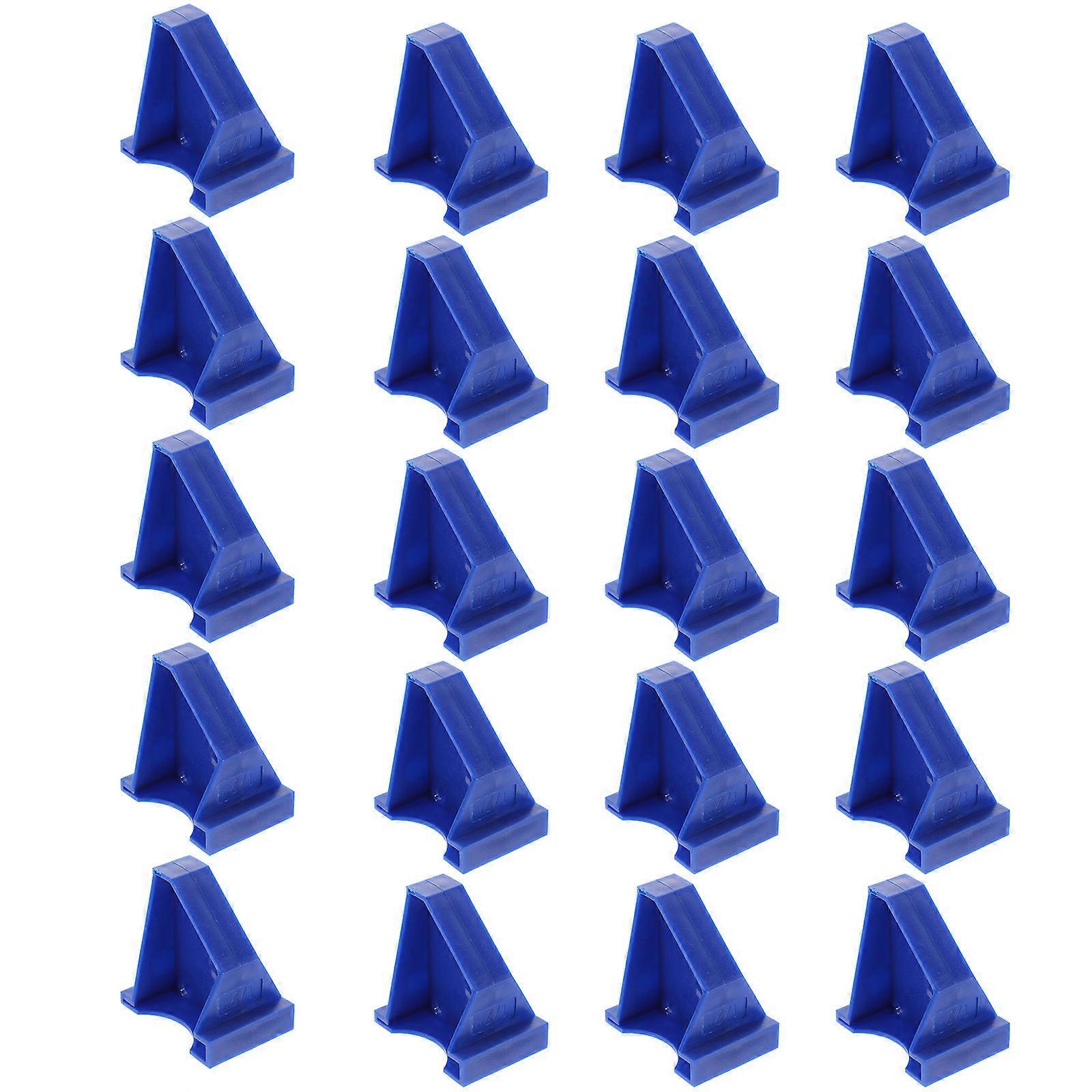 Tools For Laying 20Pcs Flooring Tool Set Blue Large Triangle Design For Wood Flooring Projects
