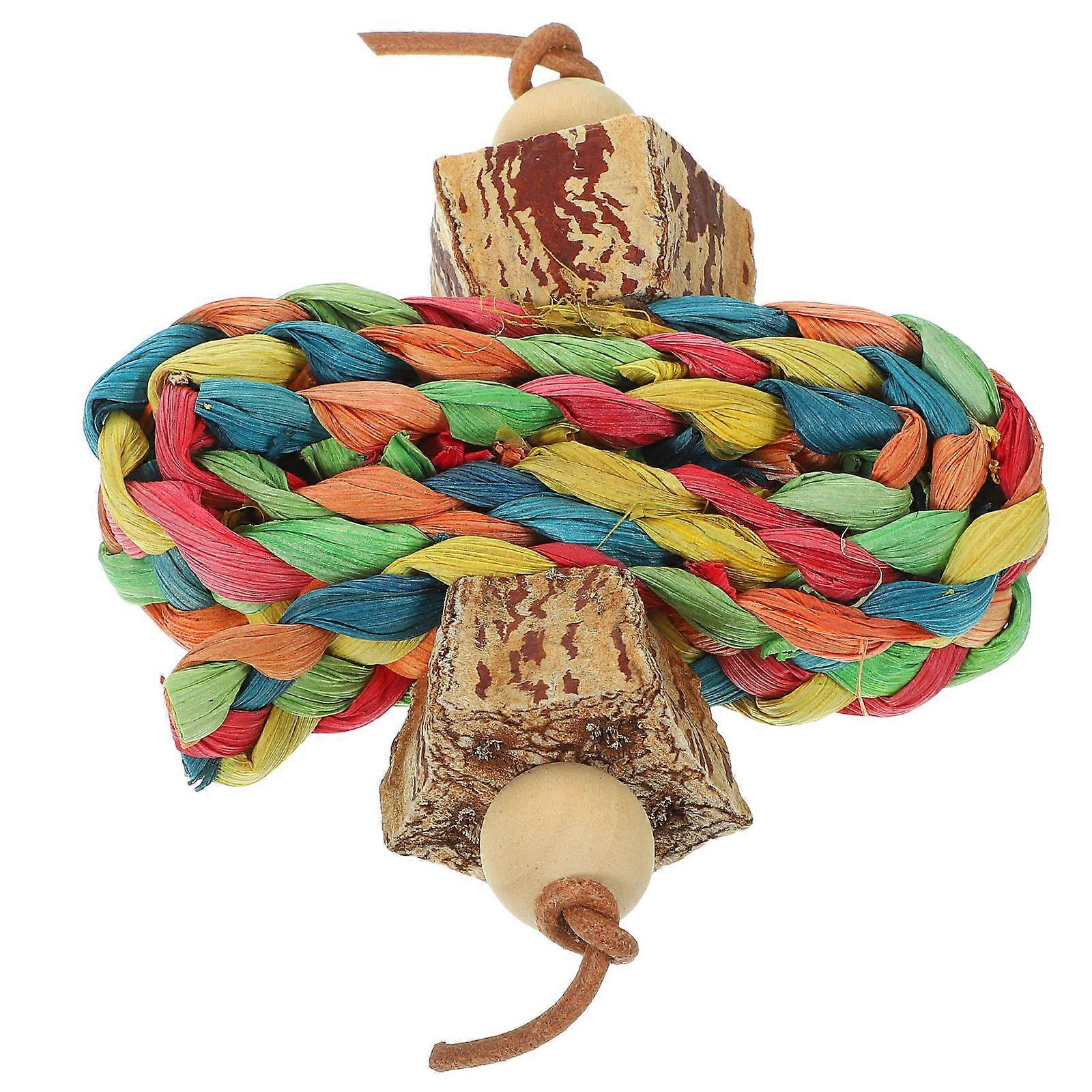 Multi Functional Hanging Bird Toy for Foraging, Exercise and Cognitive Stimulation for Parrots and Parakeets – Attachment