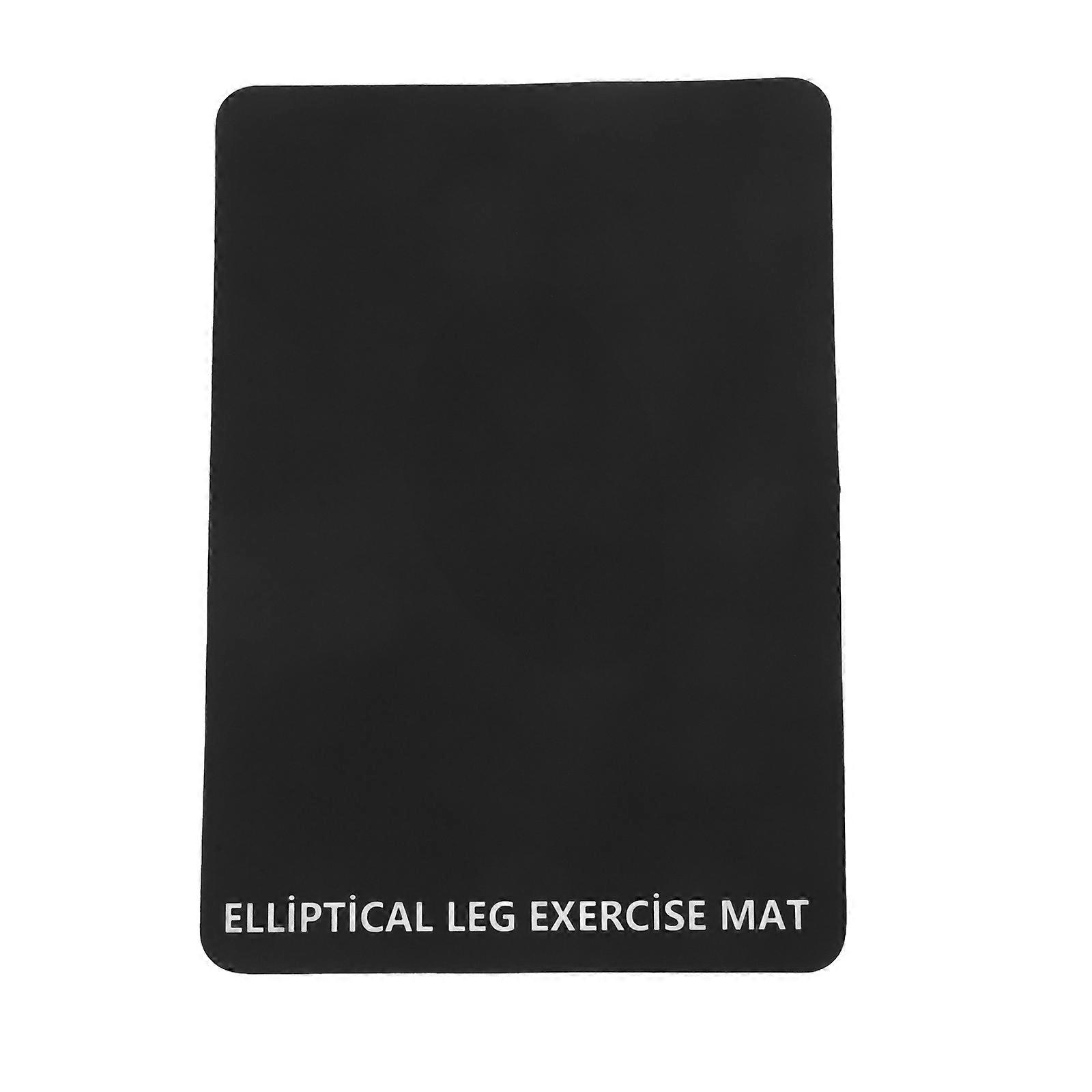 Exercise Machine Mat Treadmill Mat Vibration Absorption Non-Slip Workout Mat Black 23.6X16.9X0.1in 1Pack
