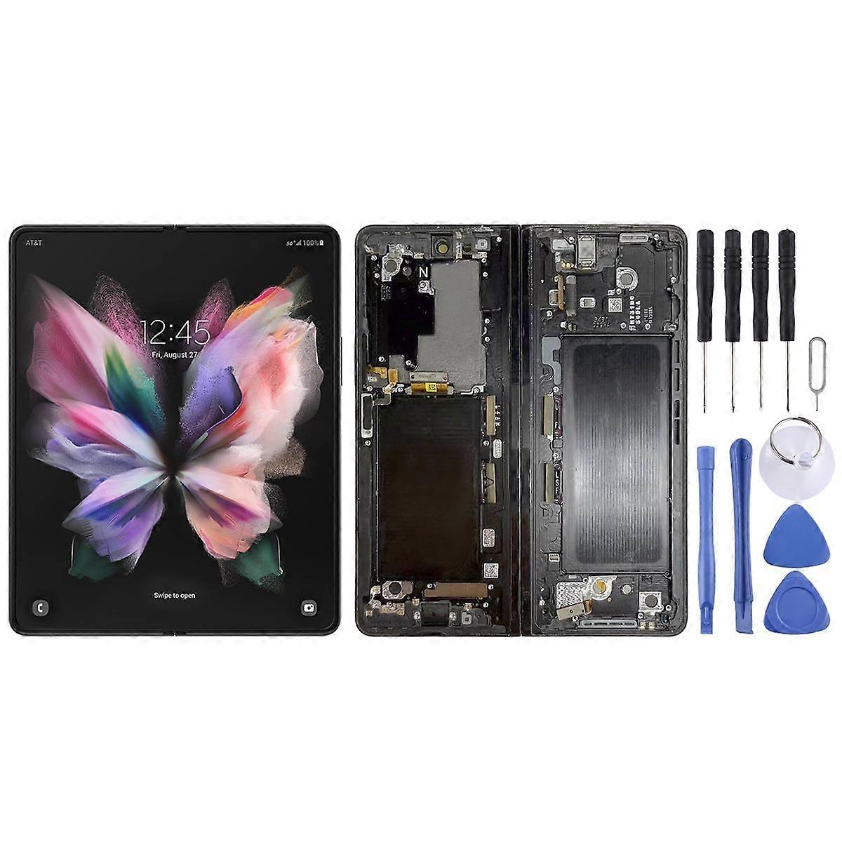 For Galaxy Z Fold3 COMPATIBLE Main LCD Screen with Frame