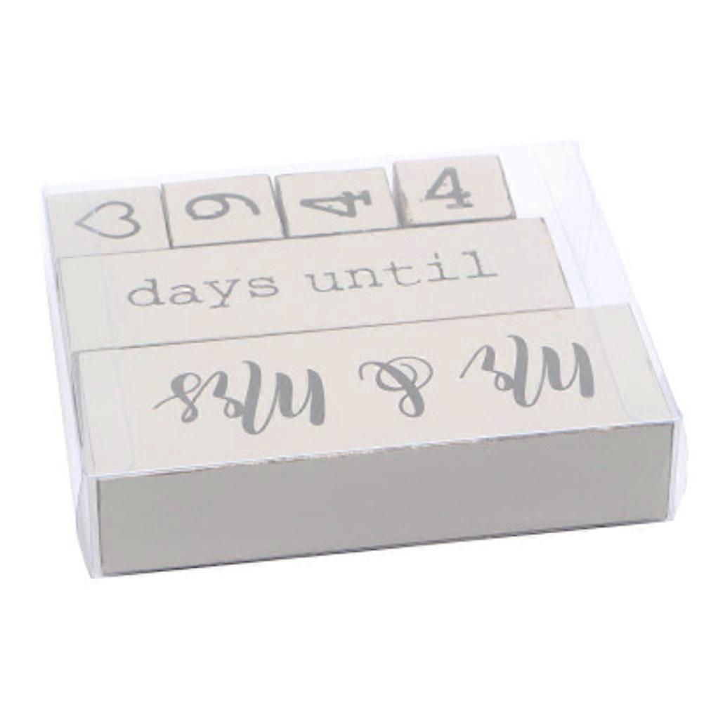 Calendar Design for Home Office School Desk Modern Educational Tool for Numbers and Counting 6 Pieces
