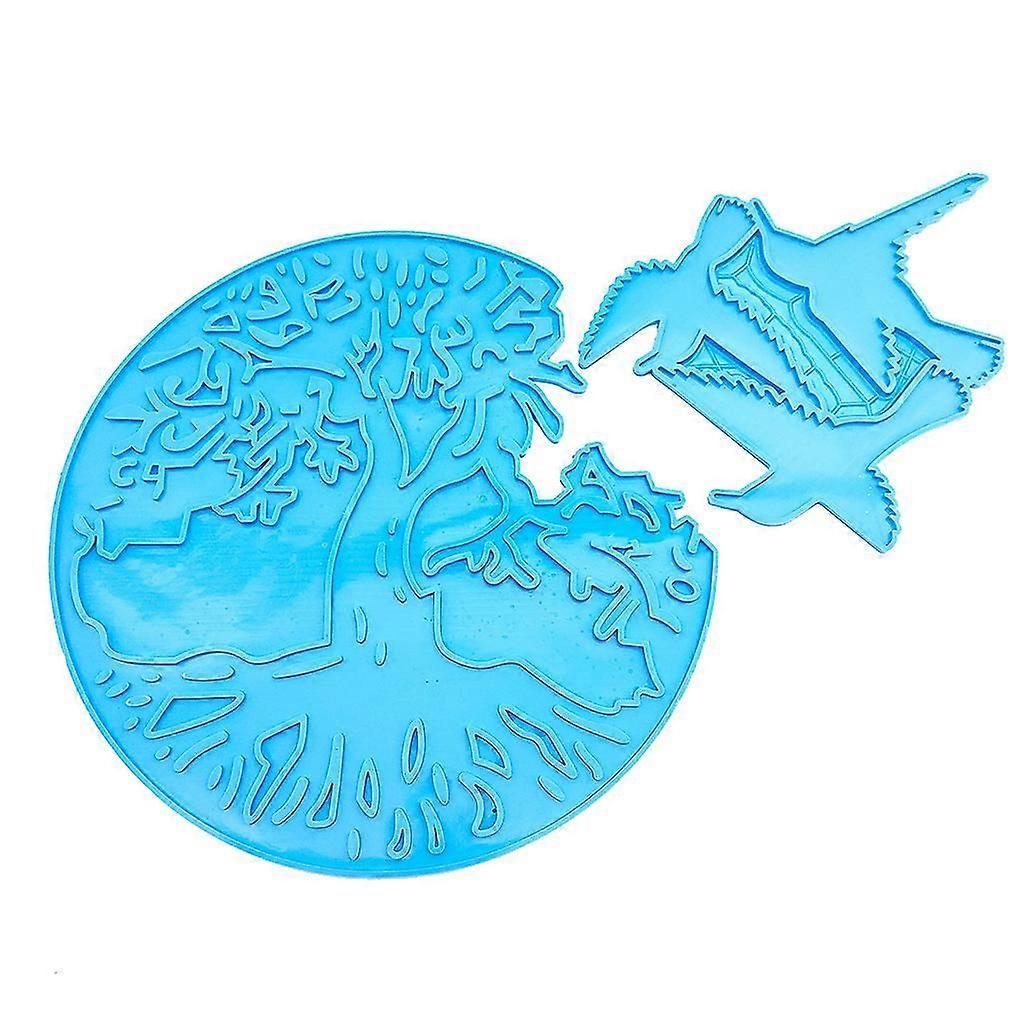 Home Decoration Making Molds Tree Birds Pattern Resin Mold Tools for Craft DIY
