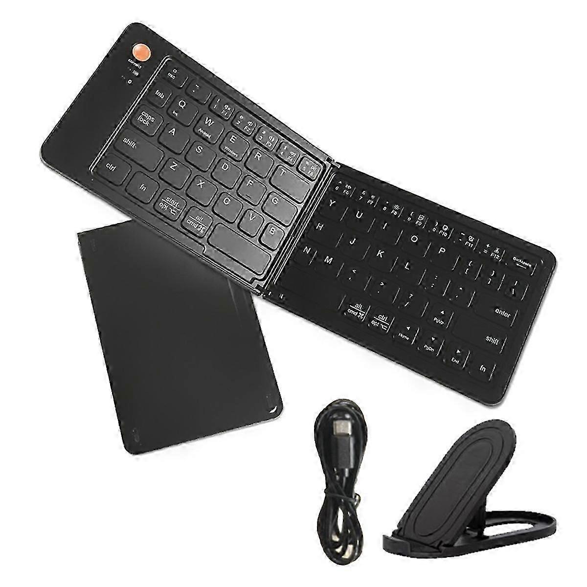 Mini clavier Bluetooth Clavier sans fil pliant portable pour IOS/Android/Windows Tablette Clavier de téléphone portable