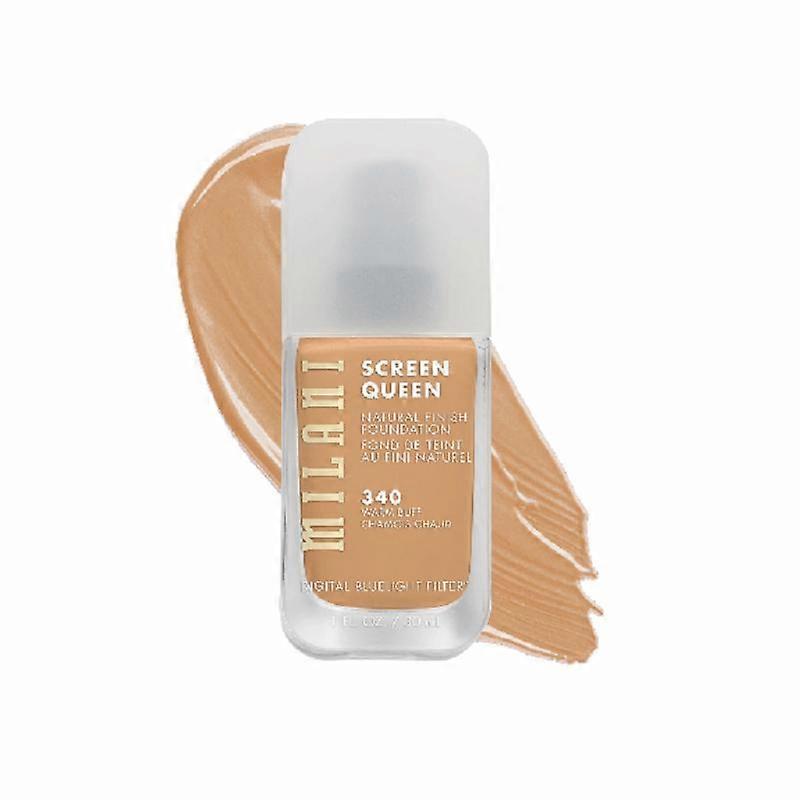 Milani Screen Queen Foundation - 340 Warm Buff Transparent