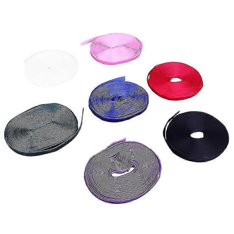 7 Rolls Ribbon Black, Black Ribbon Set for Various Crafting Projects