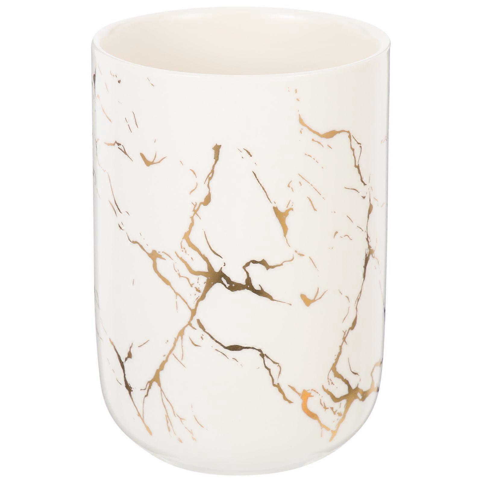 Marble Pattern Mouthwash Cup Multipurpose Storage Cup Household Water Cup