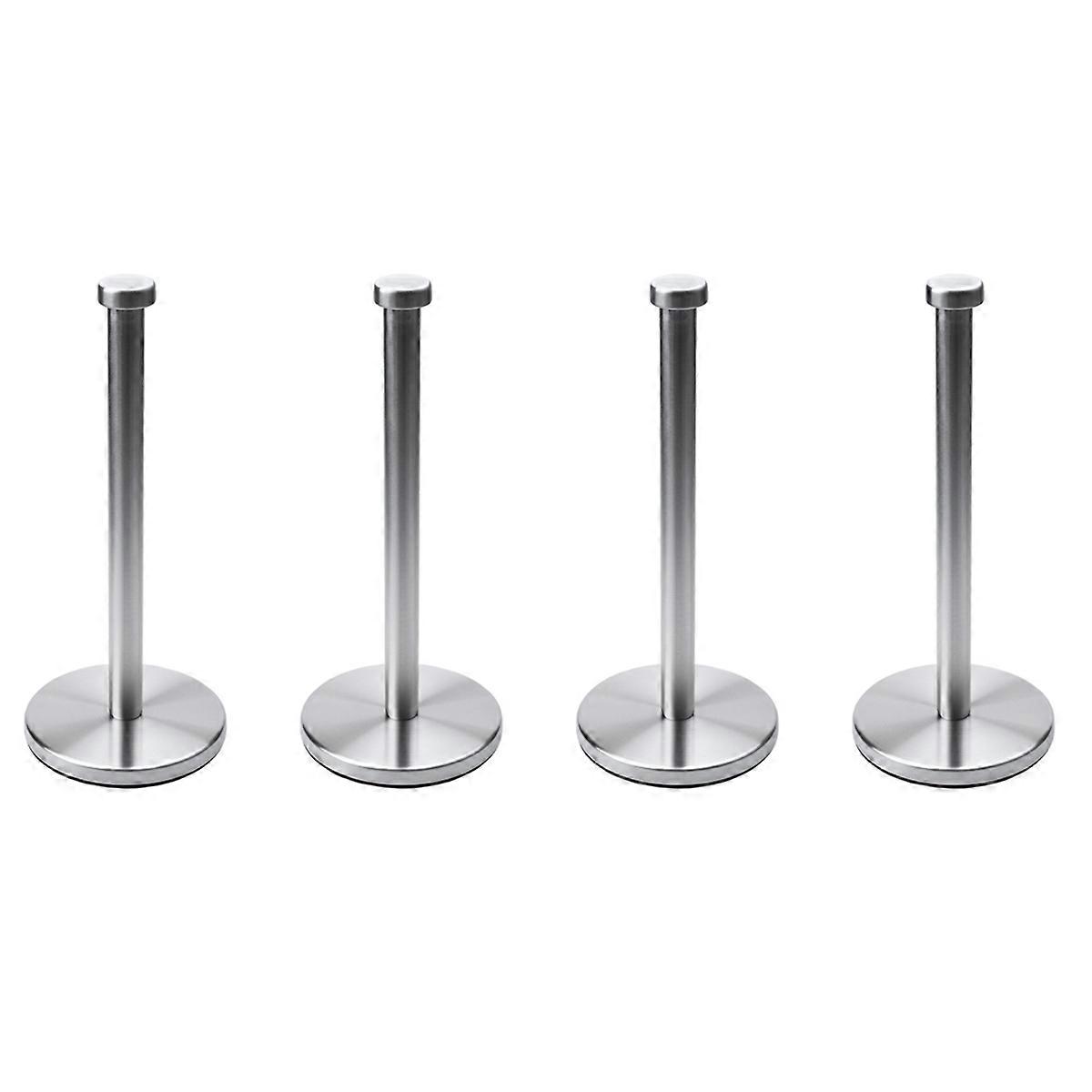 4X Stainless Steel Roll Paper Towel Rack Kitchen Tissue Holder Bathroom Toilet Paper Stand Napkin Ra