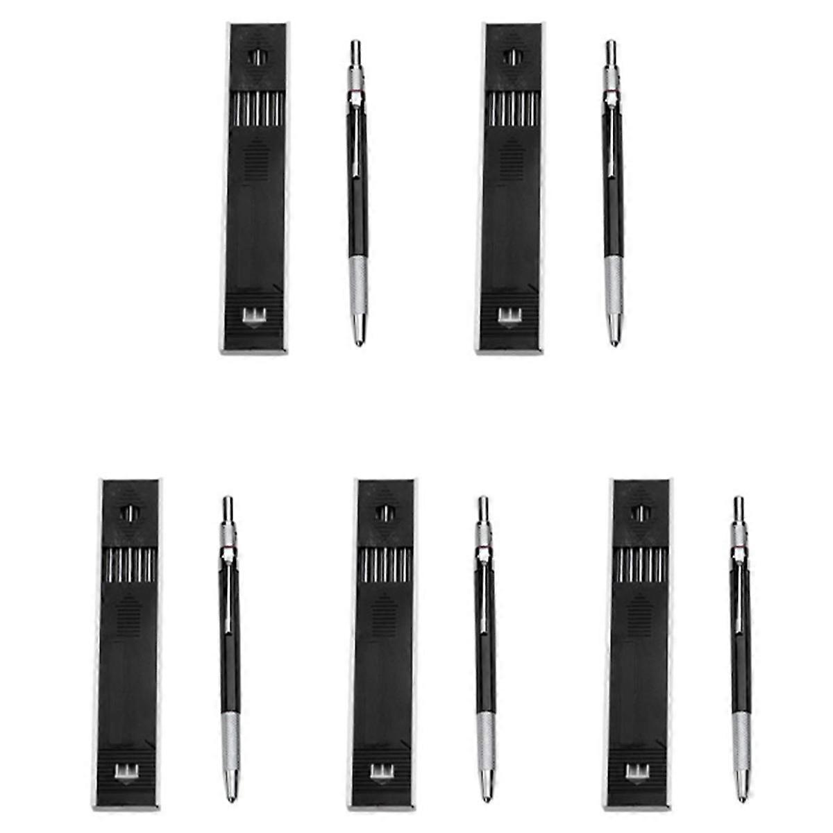 2.0mm Mechanical Pencil for Art Sketching with 12 Pcs Refill - Black