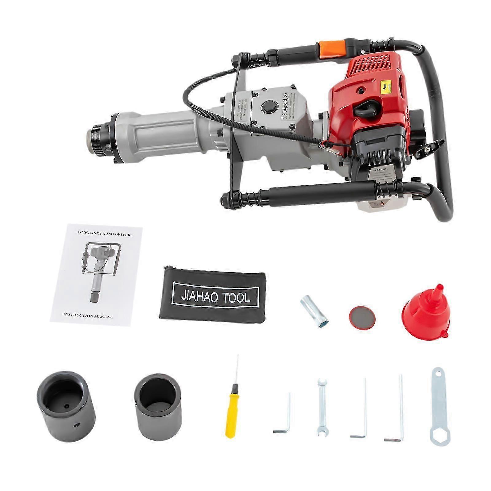 52CC 1900W Gas Powered T-Post Driver - Two-Stroke Piling Hammer For Fencing, Farm, And Garden - View #5