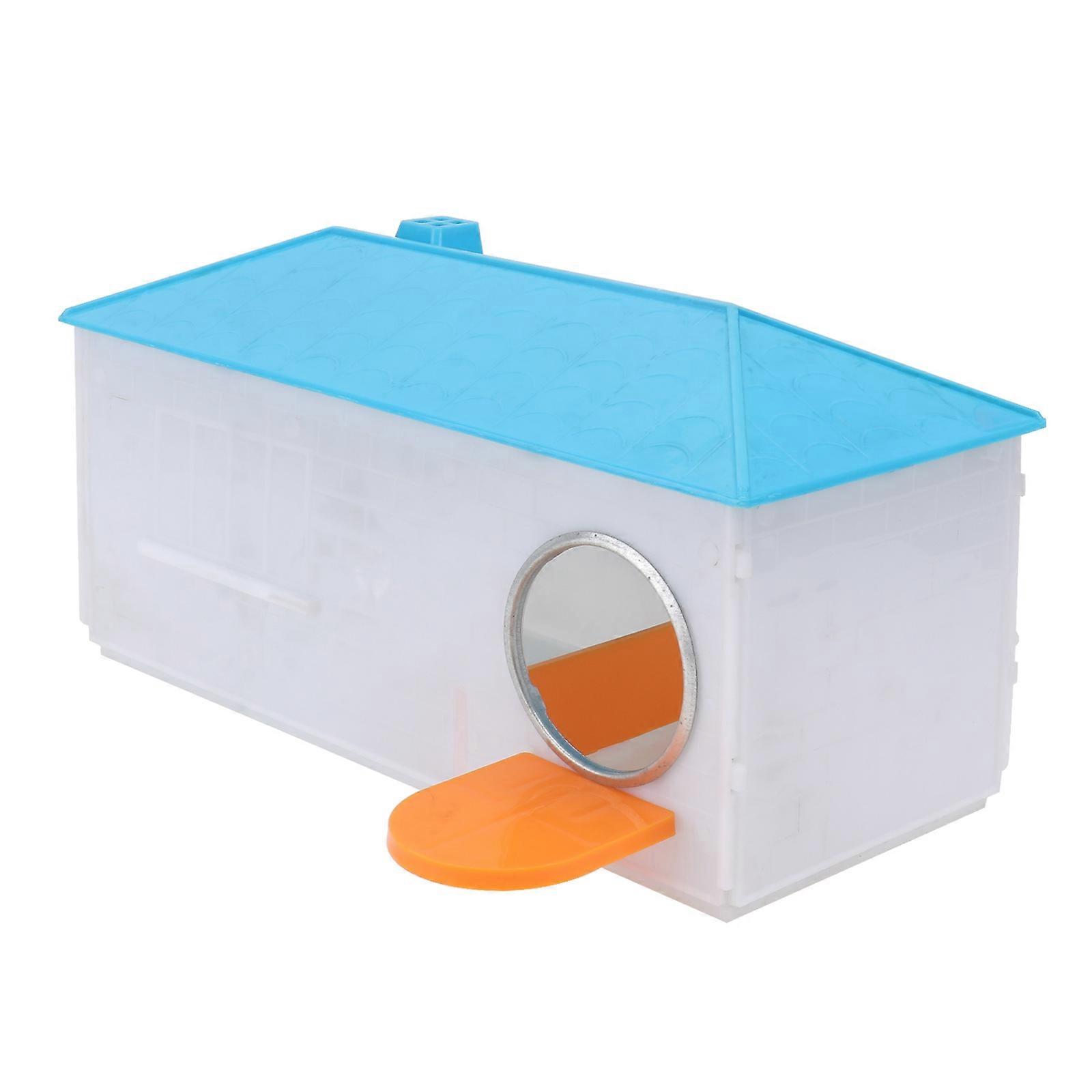 Lovebirds Nesting House Plastic Bird Nest Perching Space For Pet Bird 26.5x11x11cm