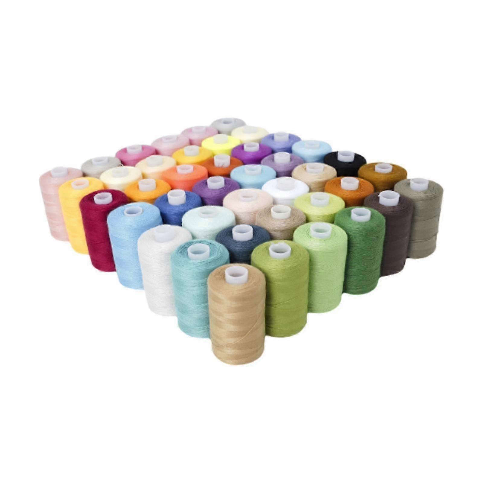 42x Sewing Thread Kits 42 Spool All Purpose Accessories Quilting in Multicolor