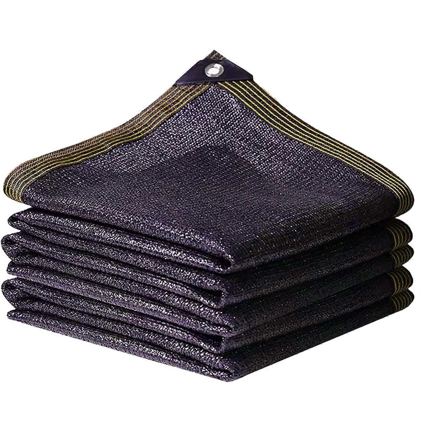 Shading Net Black, 6Pin Shade 90% Shade Cloth, Breathable Shade Net Sun Sail, UVResistant Shading Net, for Outdoor, Pergola, Balcony 3x12m