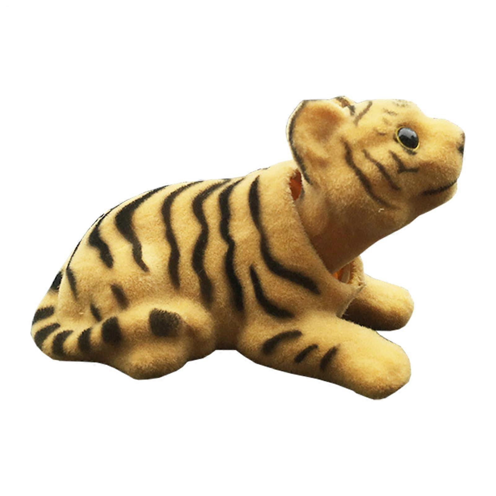 Bobble Head Car Ornament Shaker Head Lucky Bobble Figure Tiger for Dashboard