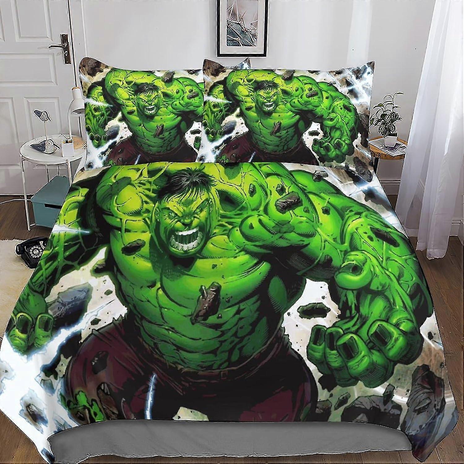 Conjunto de capa de edredom para crianças e adultos, conjunto de cama de tamanho duplo com fronhas, capa de colcha de microfibra leve e macia