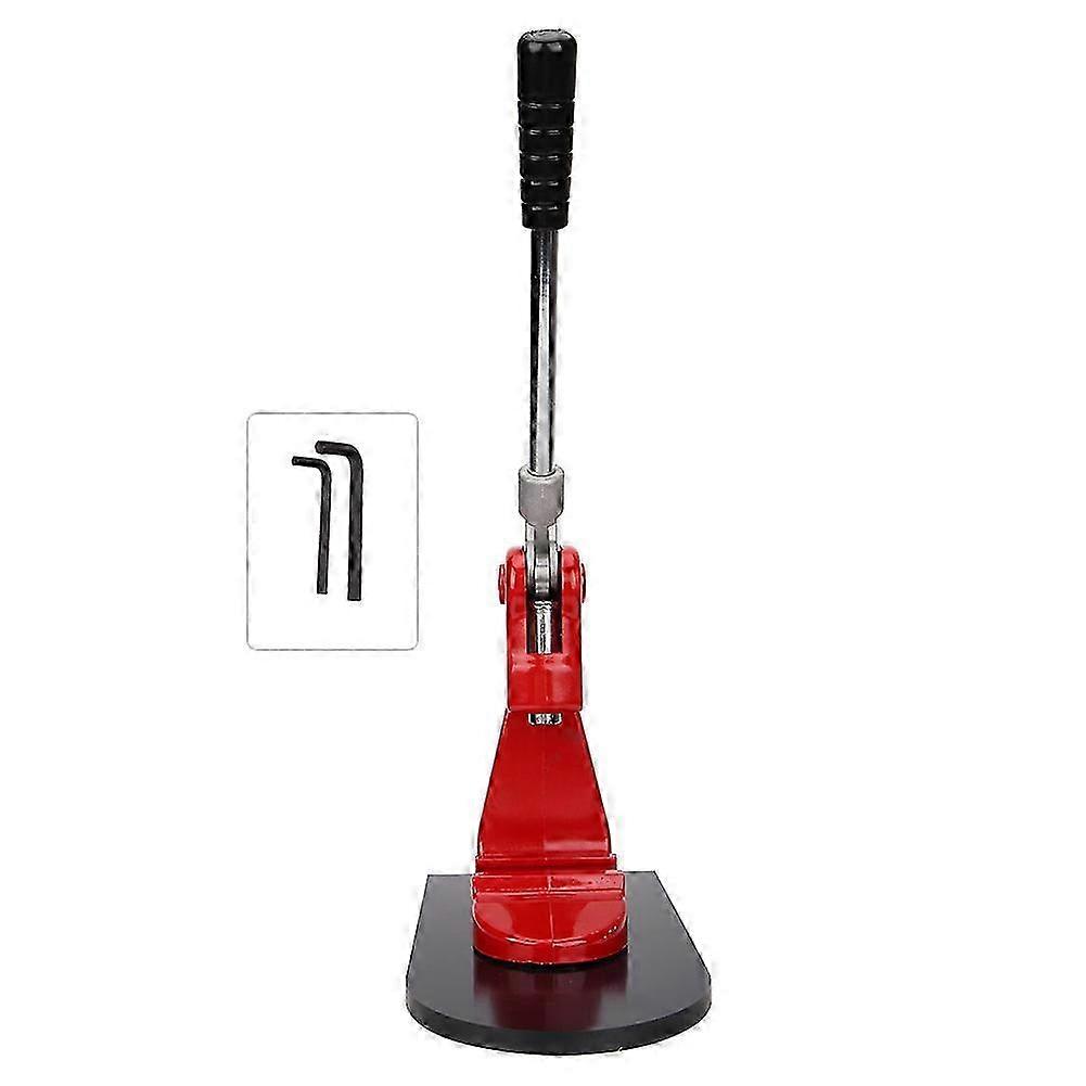 Durable Badge Machine with Dual Colored Handle DIY Button Maker Hand Press Tool