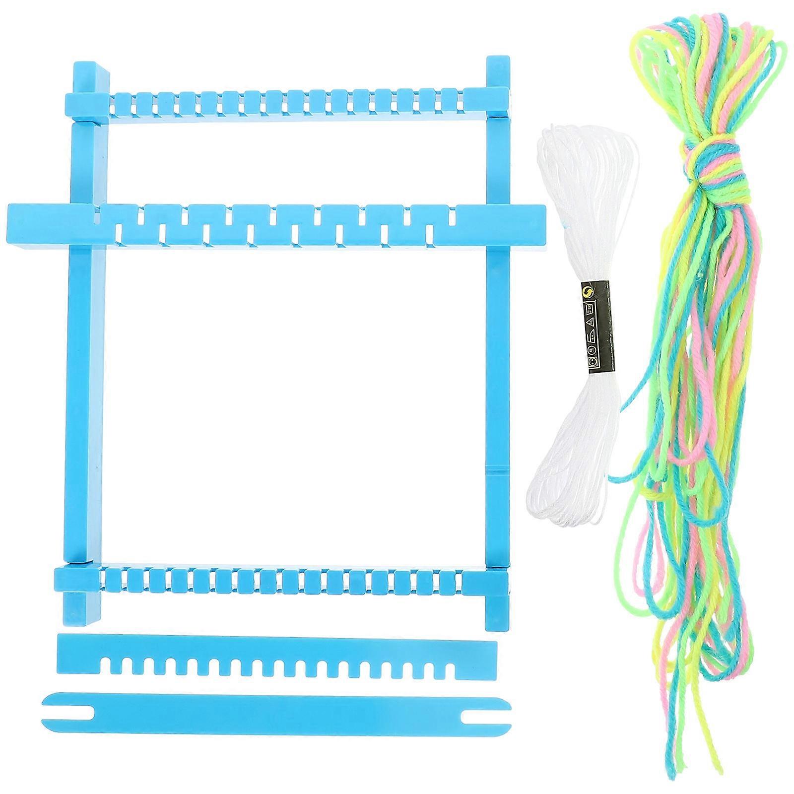 Cognitive Weaving Machine Kindergarten Weaving Machine Parent-Child Interaction Traditional Weaving Design 21X16.5X2CM 1Set