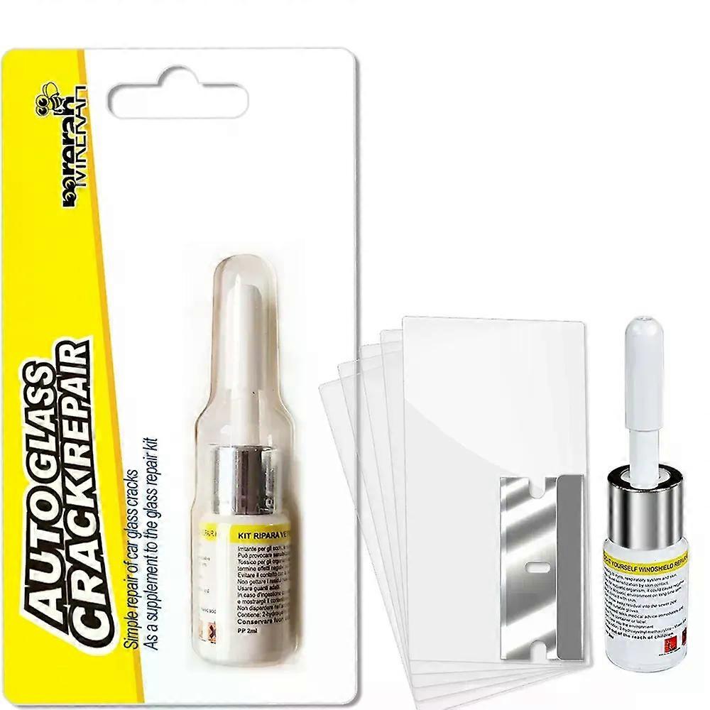 Stand Car Window Repair Fluid Cracked Glass Scratch Repair Kit Windshield Repair Liquid for Car Auto Window Glasss Crack Restore Tool