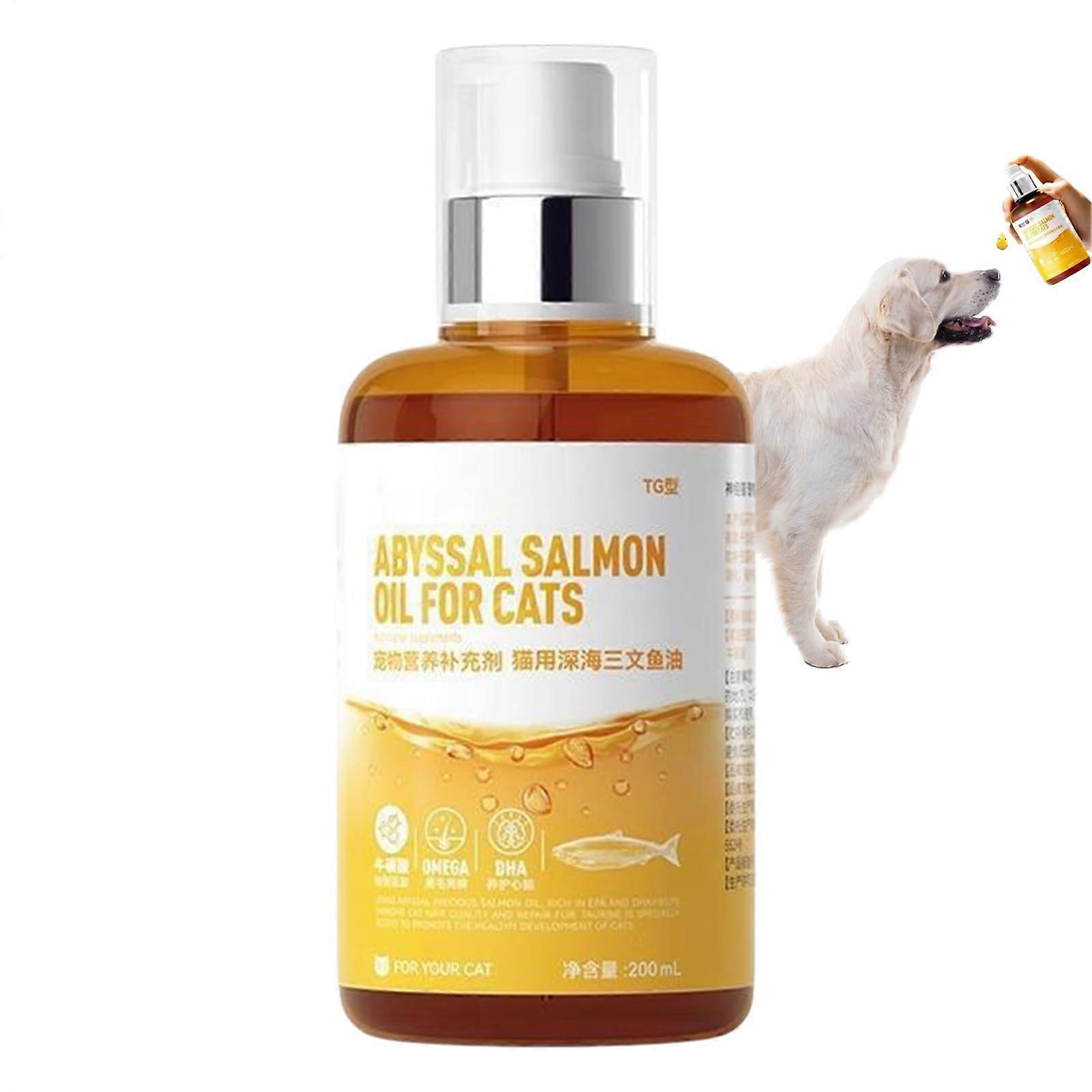 Hunde Lachsöl 200ml Liquid Fish Oil for Joint Mobility Skin Health