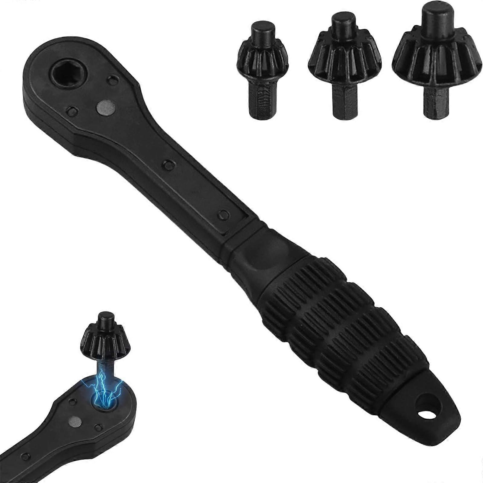 BohrfutterRatschenschlssel, 3 sizes in 1, drill chuck wrench tool, universal wrench for power tools