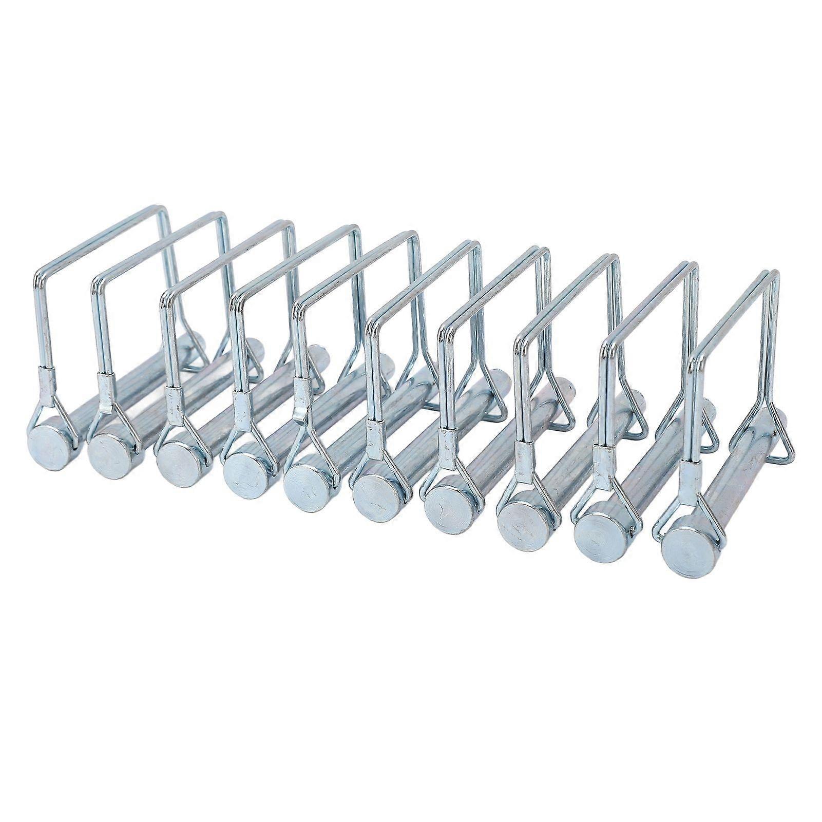 10Pcs Trailer Hitch Pin 5/16 Inch Rust Resistant Reliable Stable Trailer Coupler Pin for Hooks Power Output Shafts