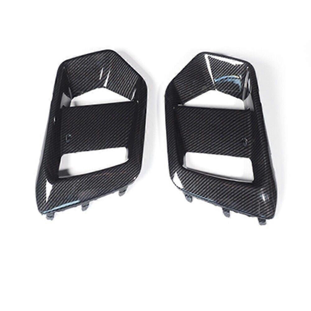 2X汽车前雾灯罩碳纤维外观福特福克斯Rs 2015 2016-2018