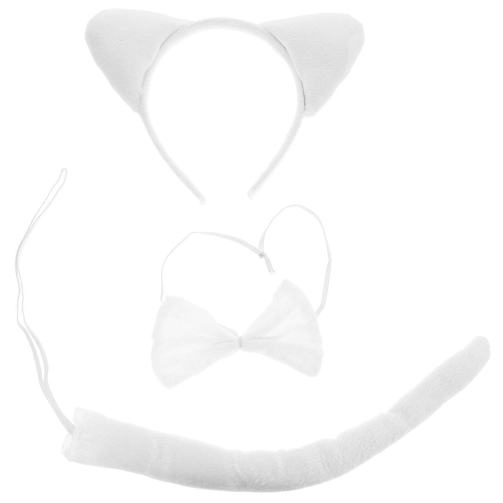 1 مجموعة ذيل عقال عقال القط ومجموعة القوس هالوين تأثيري مجموعة للأطفال الصغار