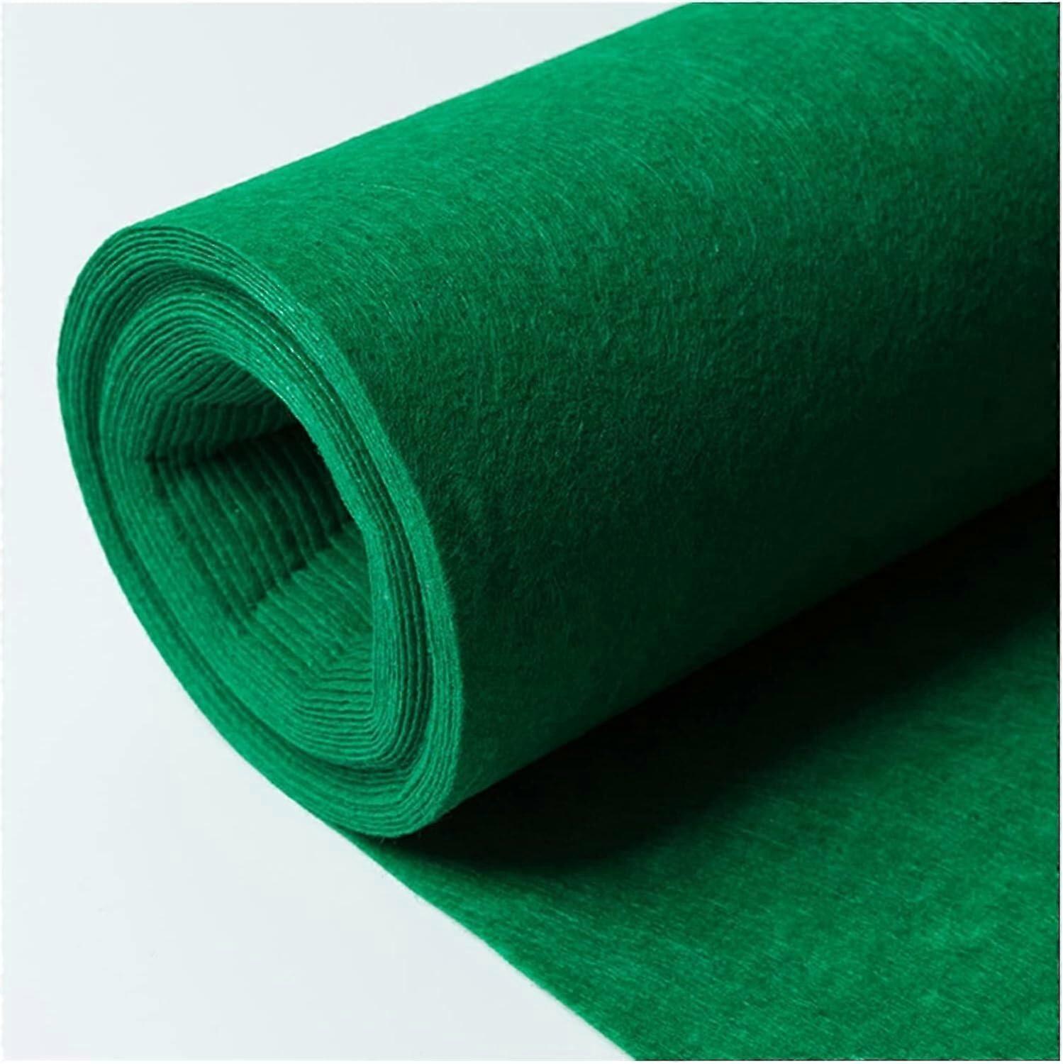 Tapis en polyester vert gazon pour mariage, allée de cérémonie (1x10m)