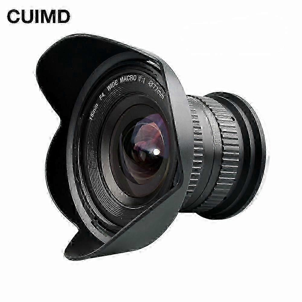 Ryh 15mm F/4 F4.0-f32 Ultra Wide Angle 1:1 Macro Lens For Canon Nikon Digital Slr Dslr Cameras Hr
