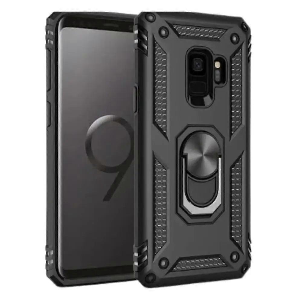 Shockproof Ring Holder Case For Samsung Galaxy (black)