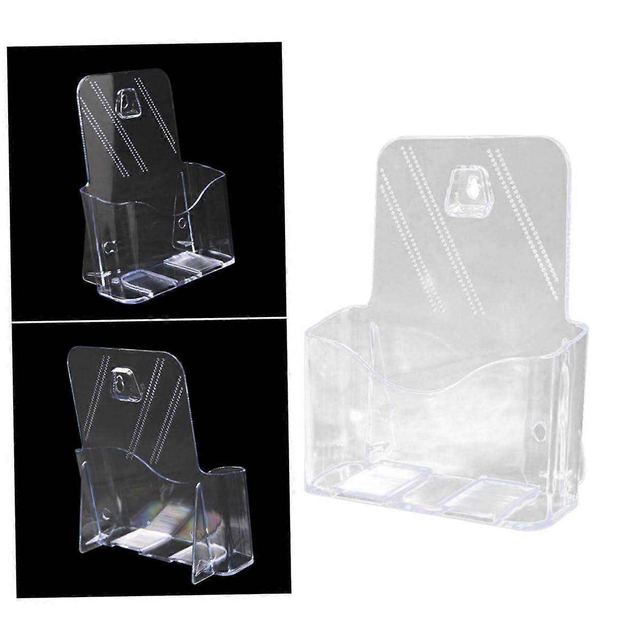 Transparent Acrylic Magazine Holder for Desk and Home, Stylish and Durable Document Organizer for Magazines and Folders