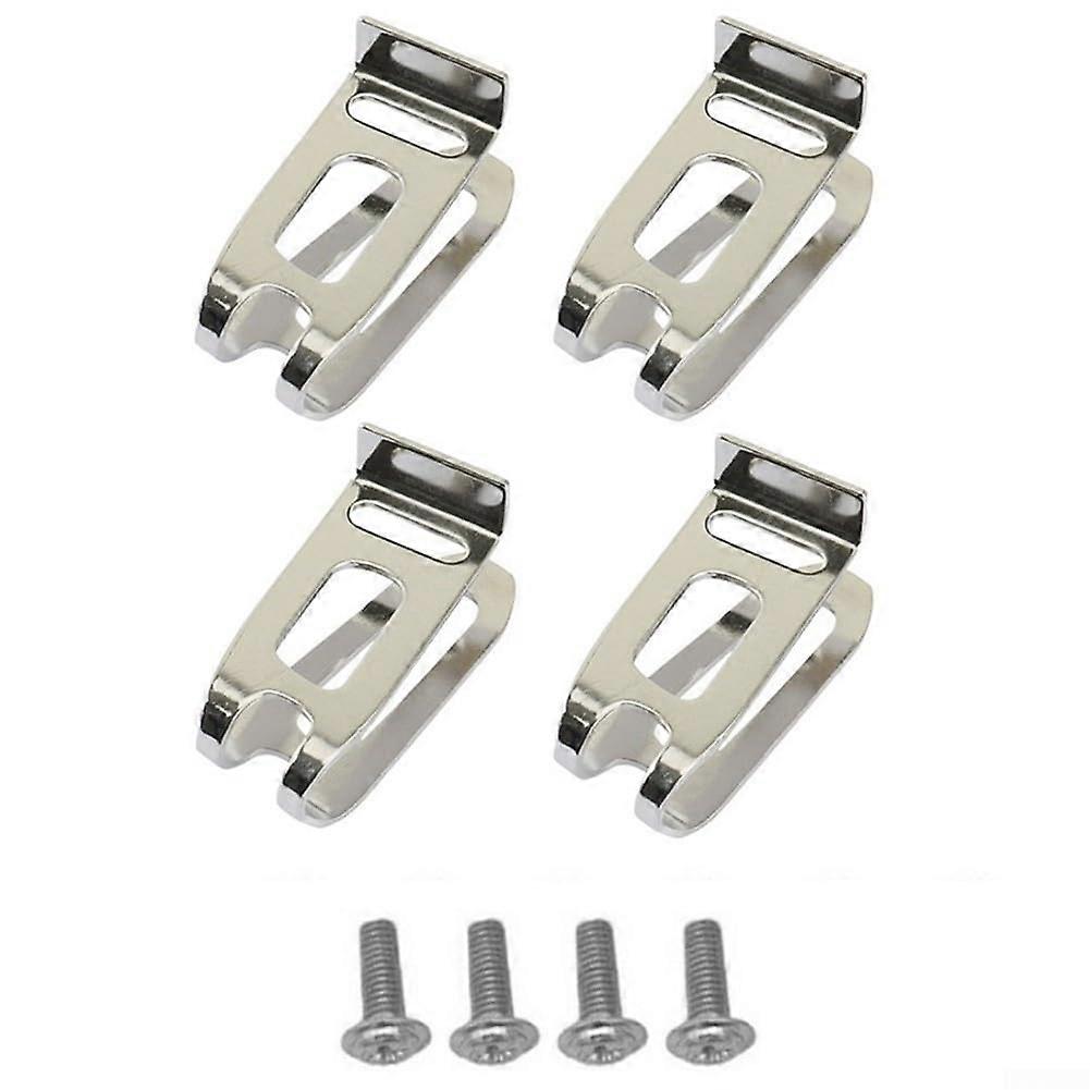 Essential 4-Piece Belt Clip Hook Set for 18V LXT Cordless Drill and Power Tools, Durable and Compatible Accessories