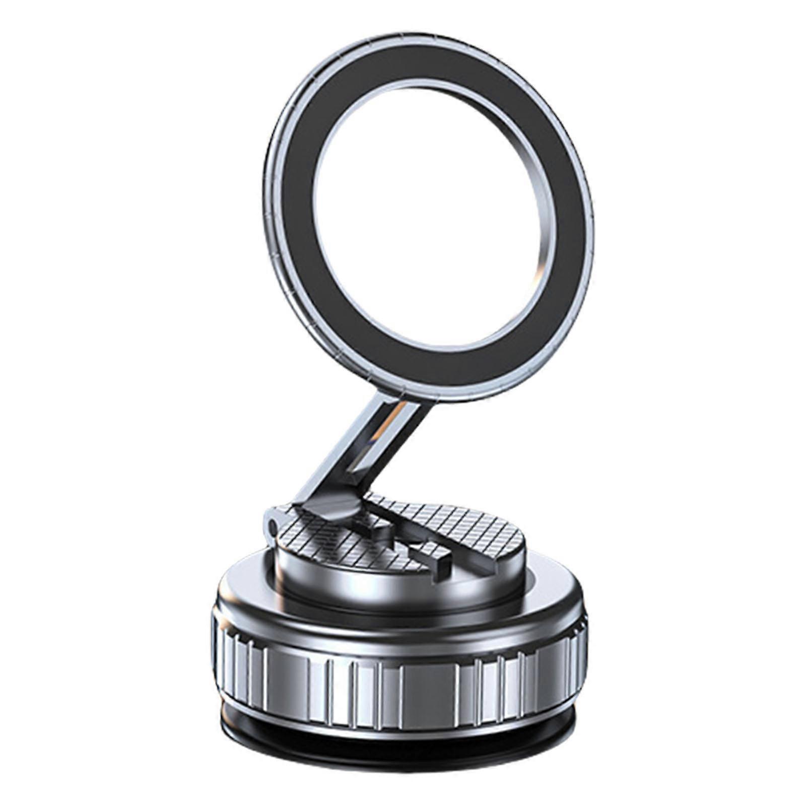 Foldable Car Phone Bracket Magnetic Stand 360 Degree Rotation Adjustable with Double Suction Technology for Easy Viewing Multicolor