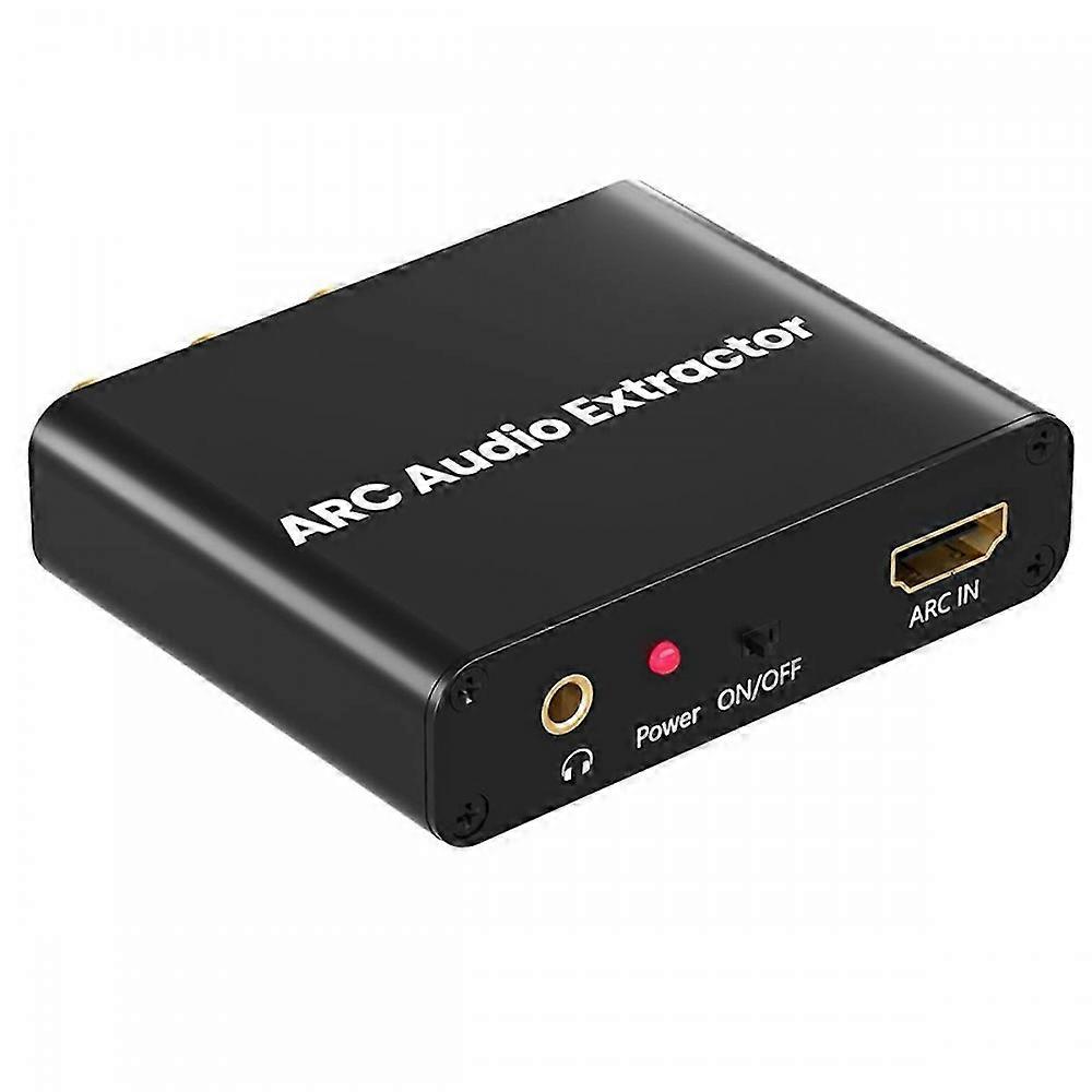 HDMI-Kompatibel ARC Adapter, mit Digital Optical TOSLINK SPDIF/Koaxial und Analog 3,5mm,HD ARC zu RC