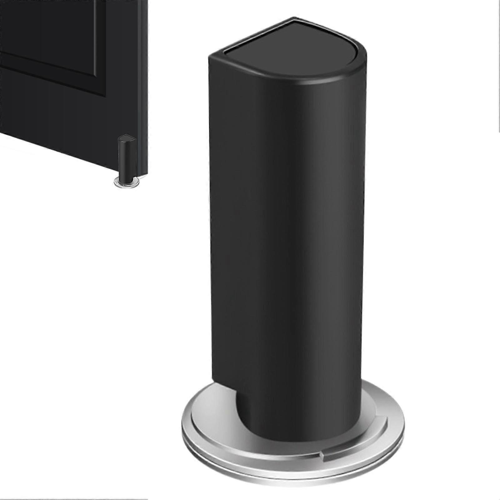 Door Stopper with Adhesive for Bedroom, Kitchen, Bathroom Black