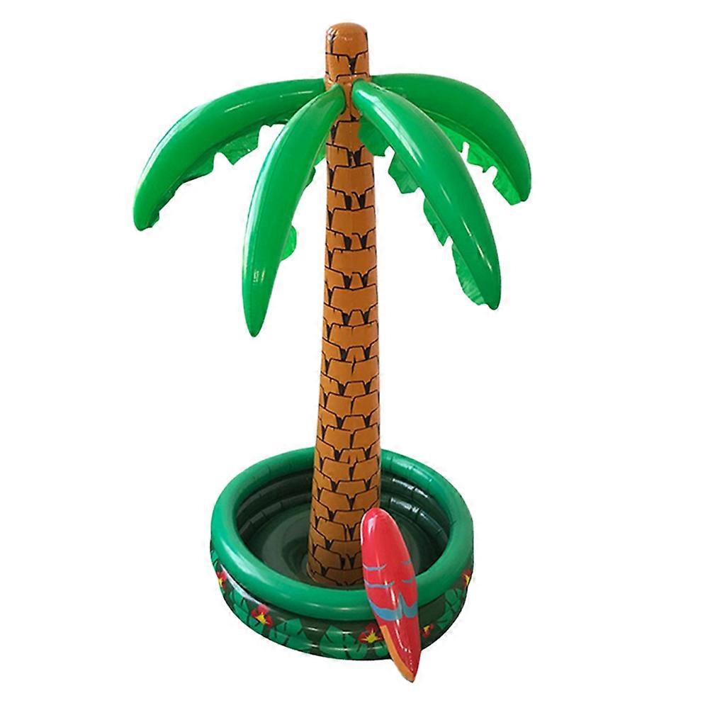 Inflatable Coconut Tree Ice Bucket Tropical Party Decoration Summer Home Event Prop Easy to Inflate