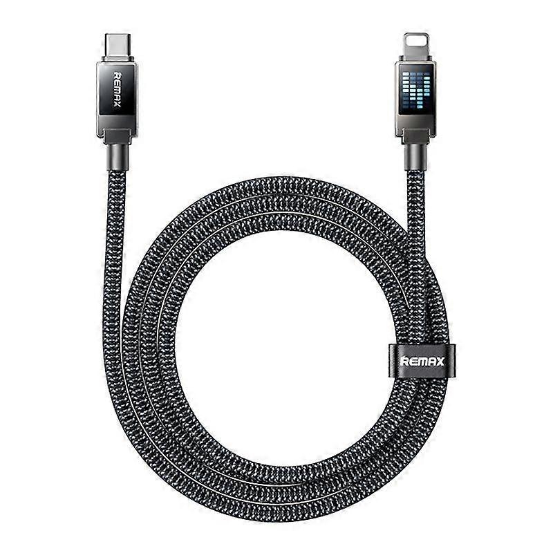 REMAX CB09 PD30W Type-C to 8 Pin Marquee Braided Fast Charging Data Cable, Length: 1.2m