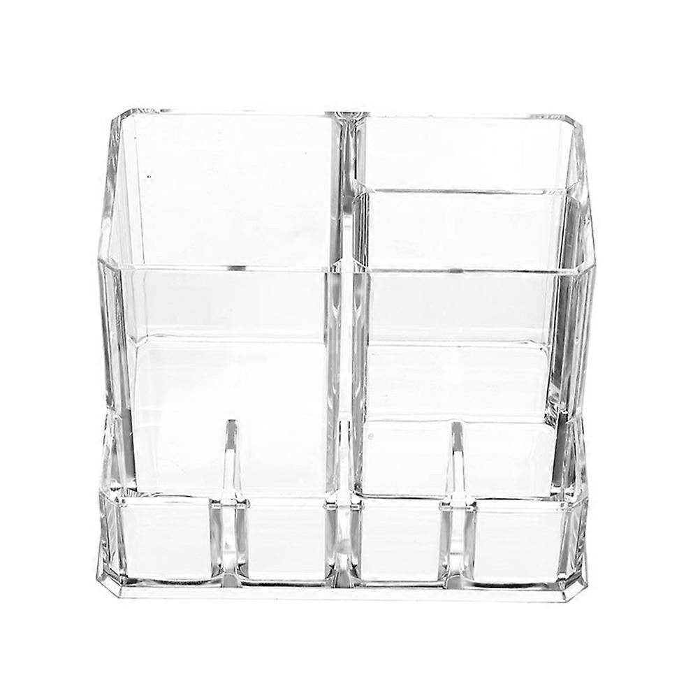 Acrylic Storage Case for Makeup Brushes and Cosmetics Transparent Durable Container Easy to See Through 7.8"x4.3" "