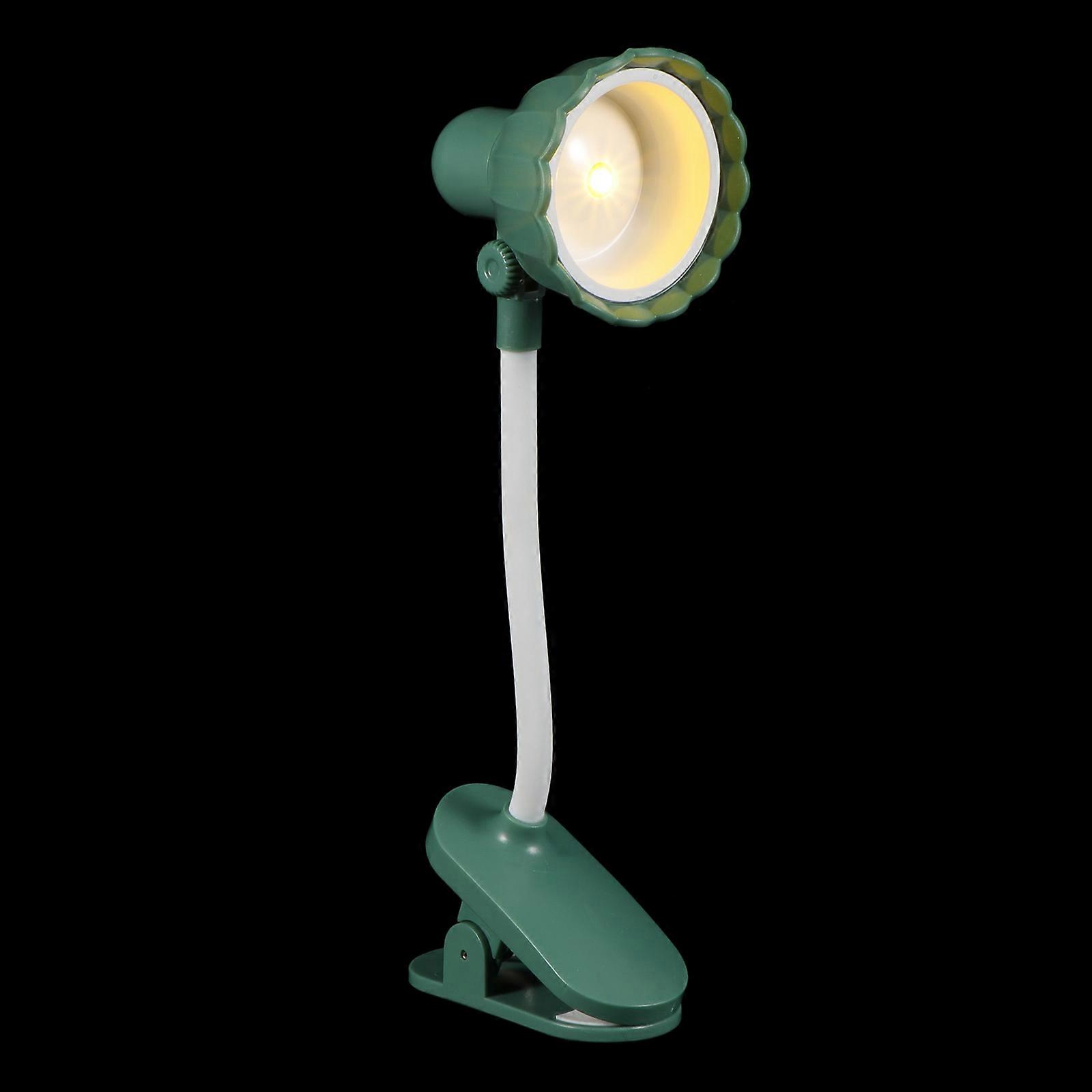 Clip On Book Light Mini Led Reading Light Petal Shape Eye Protection For Students Mini House Decor 1Set