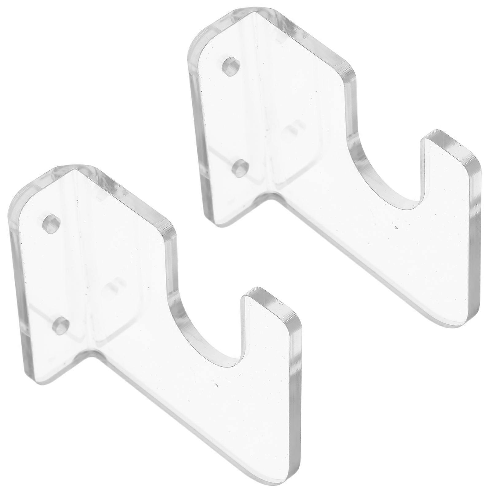 Acrylic Skateboard Wall Mount Display Rack – Space Saving Organizer for Snowboards & Skateboards, Transparent Design with Easy Installation and