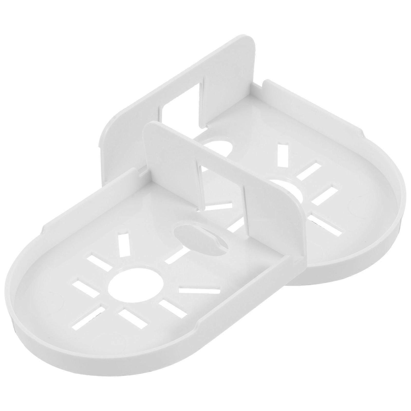 Wall Mounted Camera Support Floating Shelf Camera Storage Organizing Acrylic Square Room Homeowners 4.3×3.7×1.6in 2Pcs