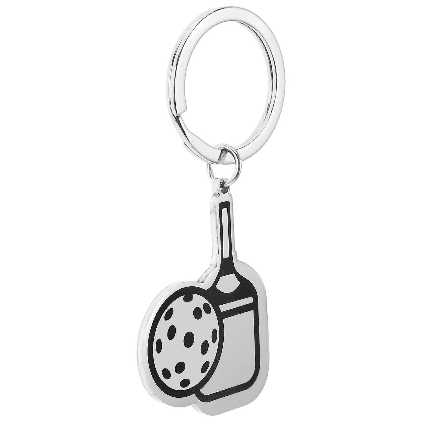 Pickleball Charm Porte-clés Utilisation polyvalente pour les sacs à dos Sacs de sport Design unique Adapté aux femmes Enfants Party Favor 1Pack