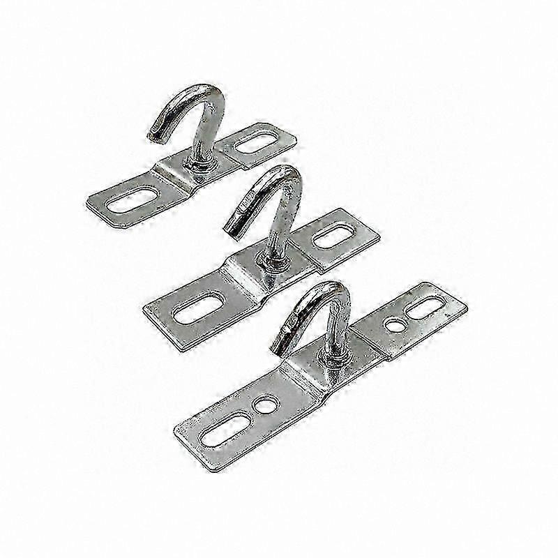 Heavy Duty Ceiling Hooks for Chandeliers and Lamps - 20 Pack Galvanized Iron Mounting Plates