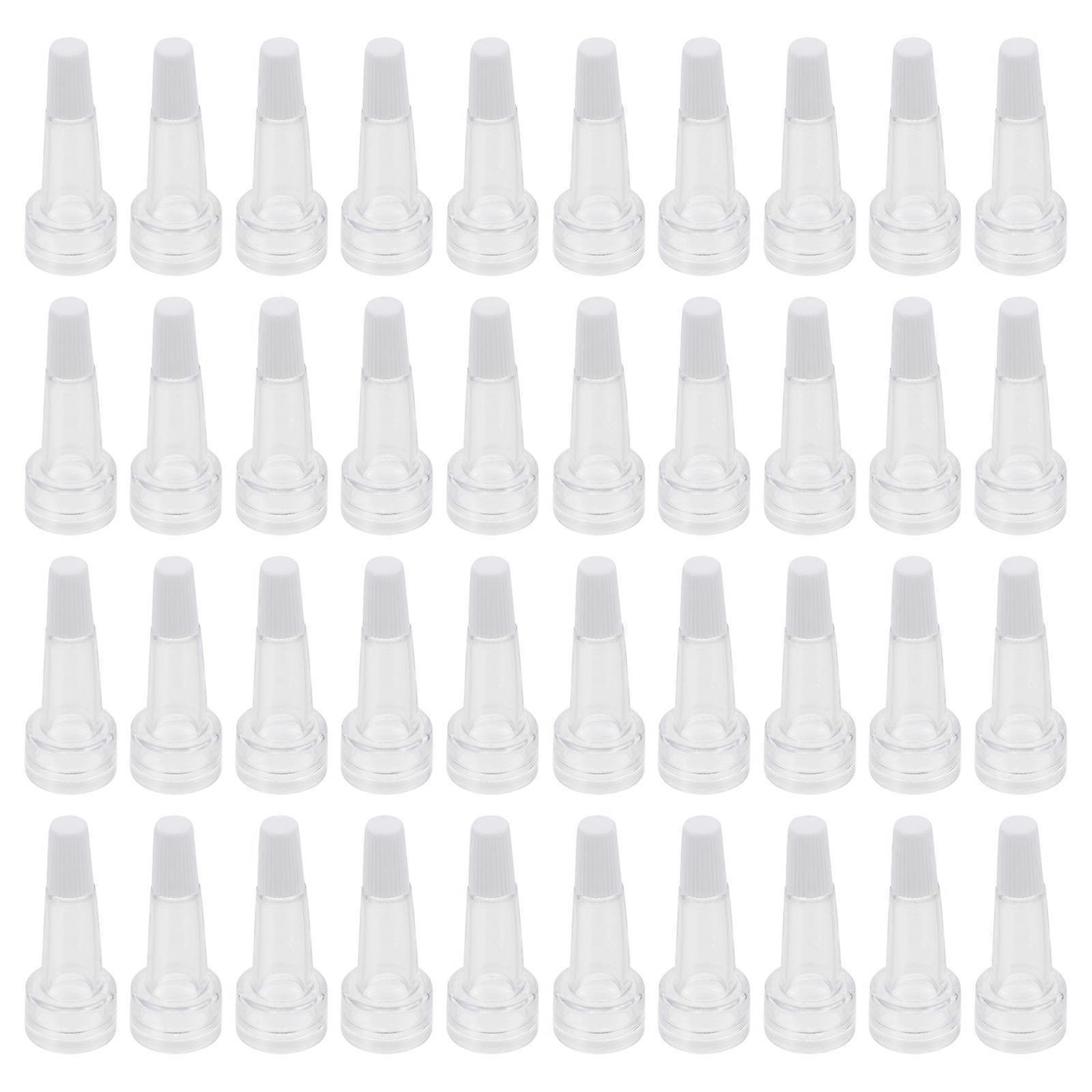 100Pcs Professional Horn Shape Vial Bottles