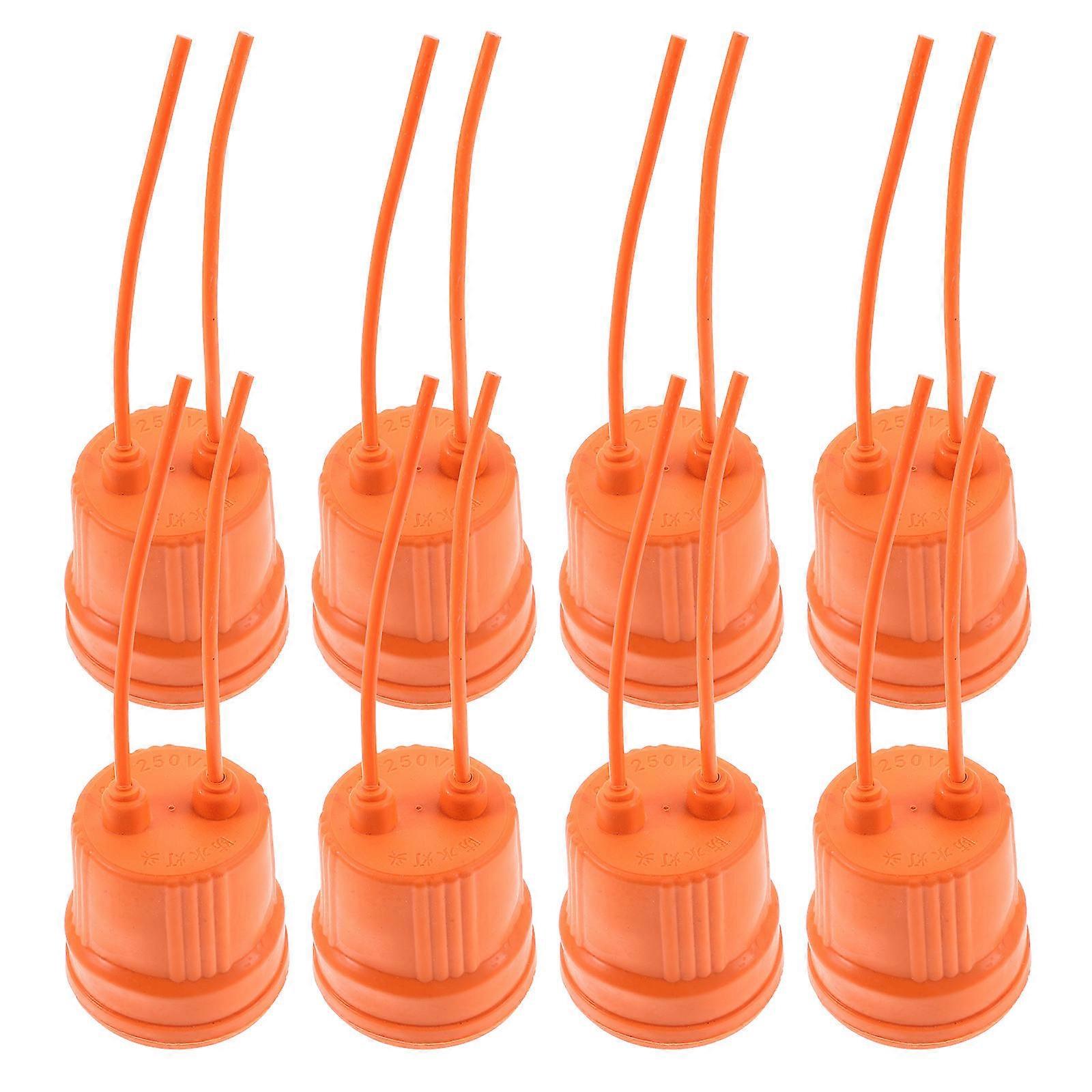 Light Bulb Fitting Leak-Proof Ceramic Material Lamp Socket For Home Use 8Pcs