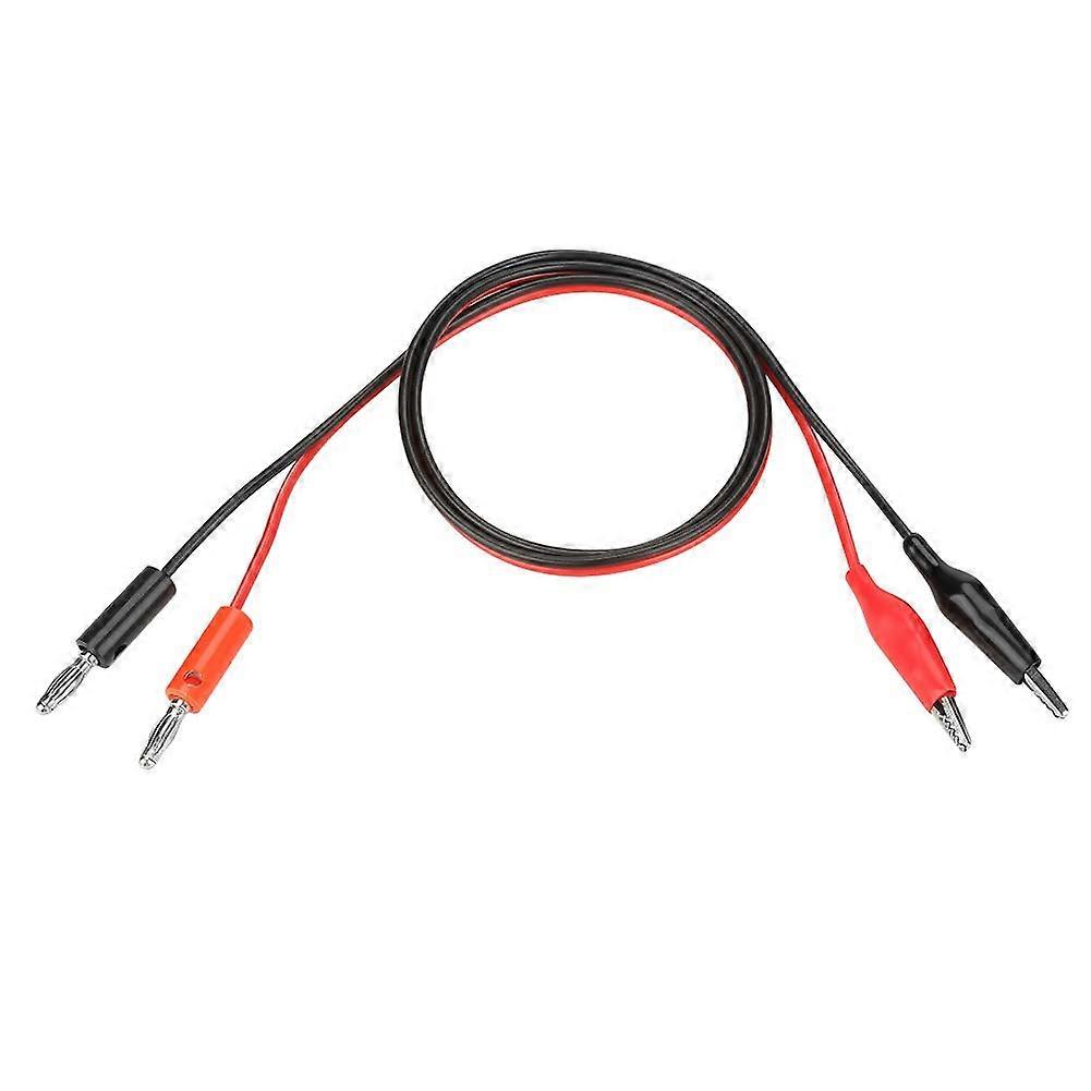 Banana Plug Cables Test Leads 30V 5A Multimeter Plugs Wire Clips for Electronic Devices and Circuits