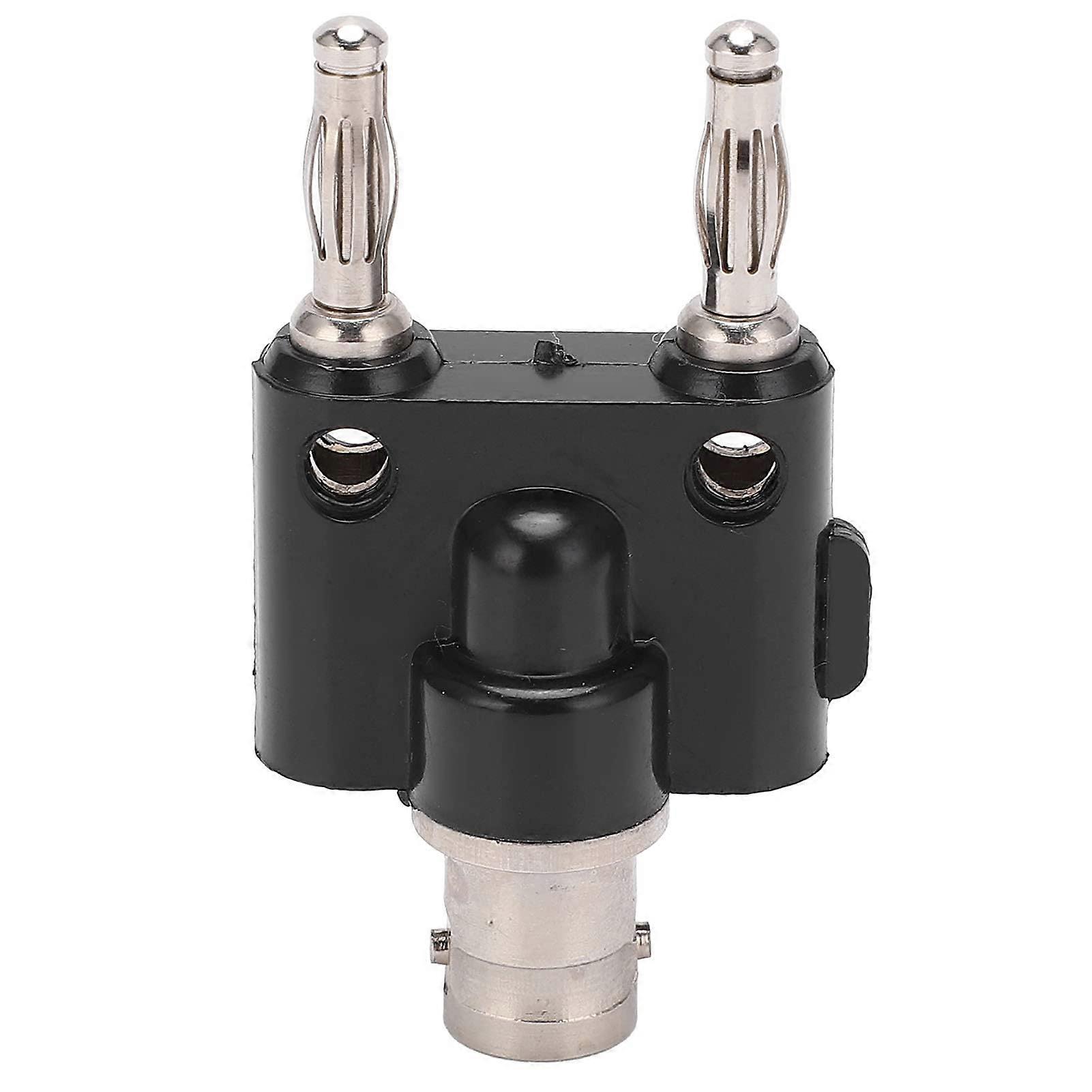 BNC Female Banana Plug Adapter, Copper-ABS, Oscilloscope Test Accessory, Compatible With Radios and Instruments