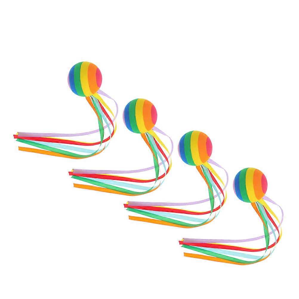 Antenna Balls For Cars Car Antenna Topper Splashproof Easy To Install Multi Color Ball 3.50X3.50X3.50CM Car Antenna Decoration Exterior Ornament 4Pcs