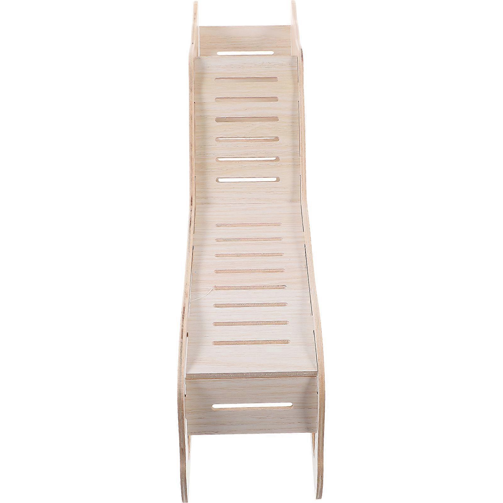 Hamster Wooden Climbing Ladder – Natural Sturdy Habitat Accessory for Guinea Pigs, Chinchillas, and Small Pets – Easy Installation Fun Play Equipment