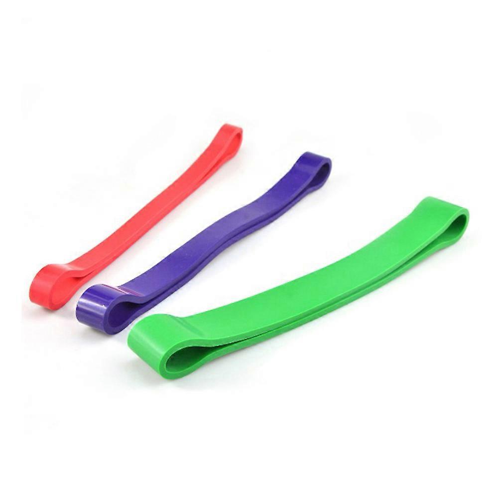 Resistance Band for Legs Made of Latex Ideal for Endurance Strength Training Red 61x1.9x0.45cm