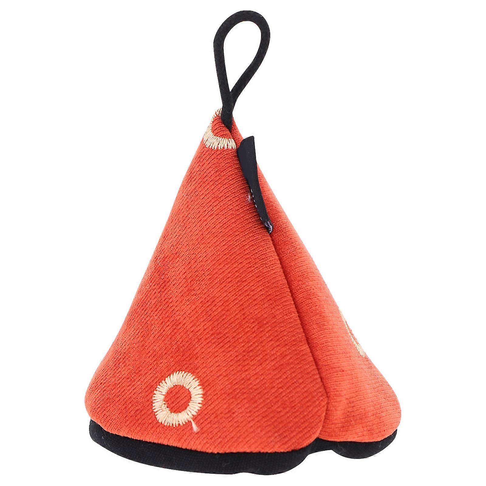 Triangle Pot Handle Insulation Cover 1Pc Made Of Polyester For Effective Heat Protection In Cooking